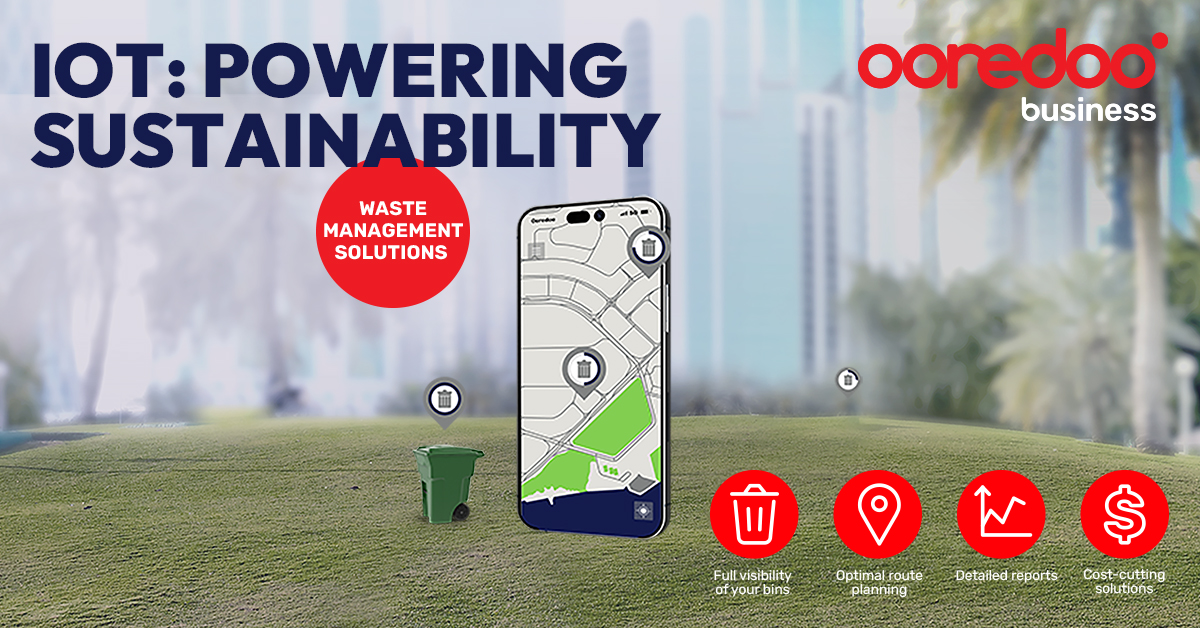 Ooredoo ofrece a las empresas una nueva forma sostenible de mejorar la gestión de residuos