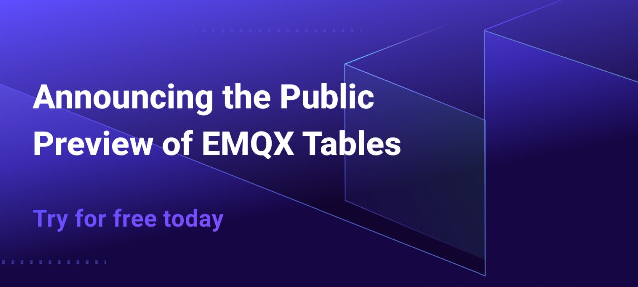 EMQ lanza EMQX Tables, una base de datos de series temporales integrada nativamente en su plataforma IoT EMQX Cloud