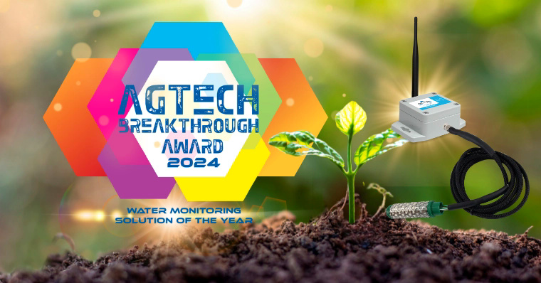 Monnit gana el premio 2024 AgTech Breakthrough a la solución innovadora del año para el control del agua