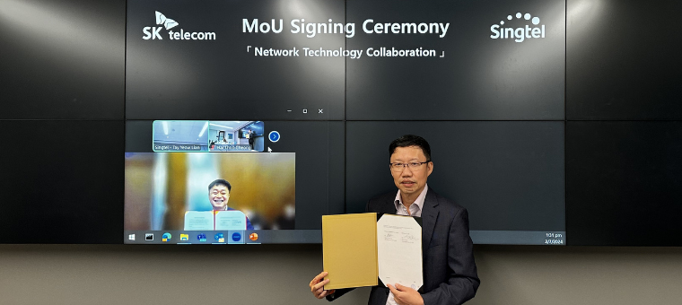 SK Telecom y Singtel se asocian para desarrollar tecnología y soluciones de telecomunicaciones de nueva generación