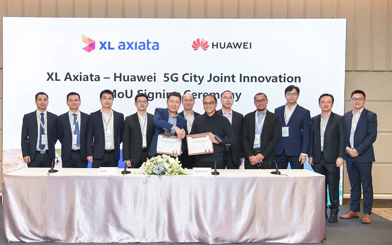 XL Axiata y Huawei firman un memorando de entendimiento sobre la innovación conjunta en la ciudad 5G