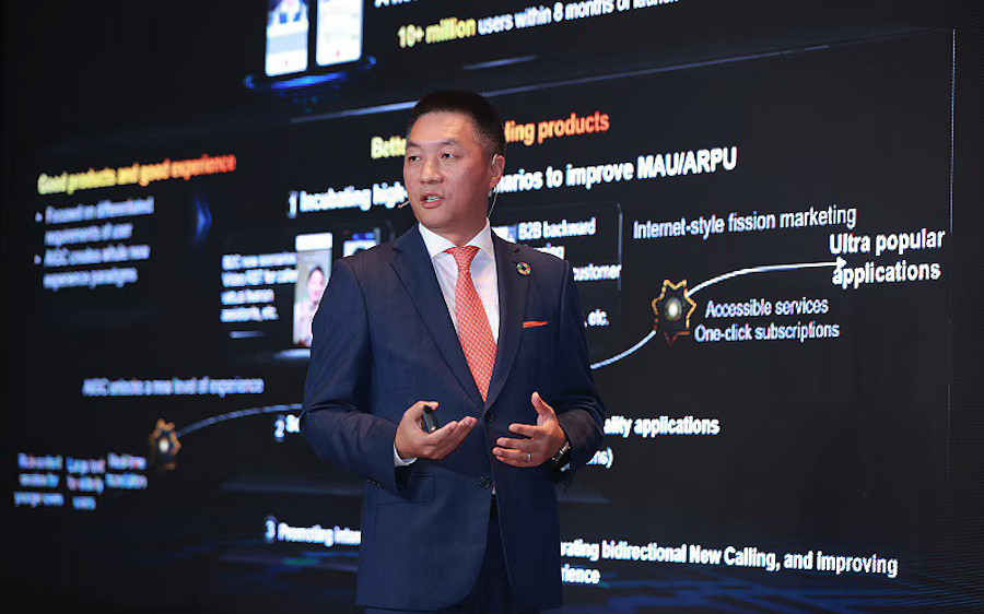 Chen Hao de Huawei resalta el progreso de China en 5G y su impacto en la industria durante el MWC Shanghai