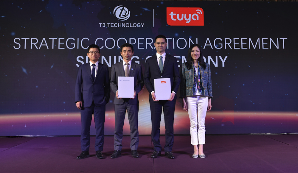 Tuya firma una asociación estratégica con T3 Technology para seguir desarrollando la industria del IoT en el sudeste asiático