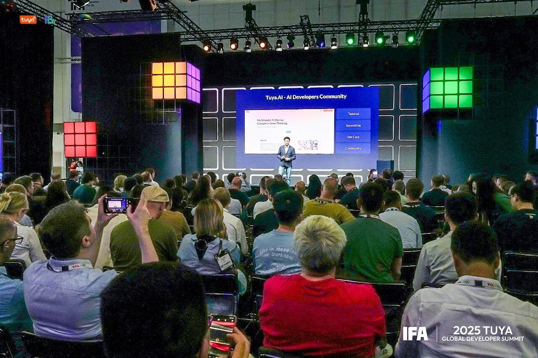 Tuya Smart impulsa la integración de la IA en el mundo físico en el Global Developer Summit de Europa