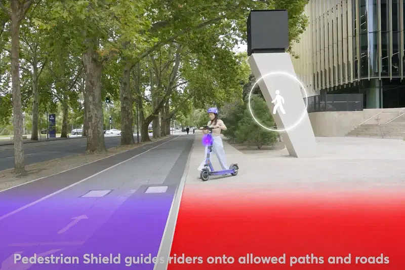 Beam implantará tecnología de detección de senderos y limitación de velocidad en su parque de e-scooters