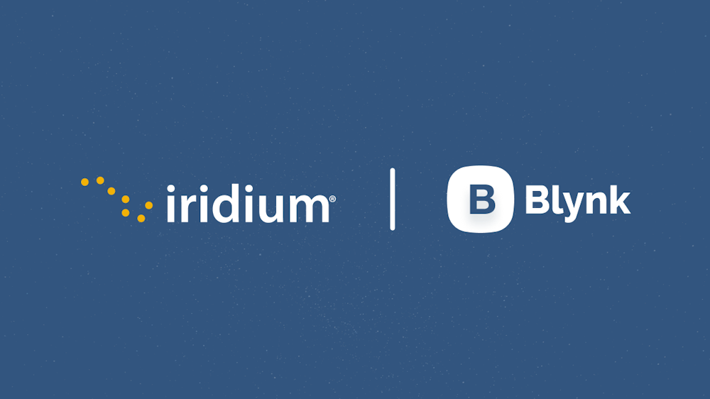 Iridium selecciona a Blynk como solución de software preintegrado para su nuevo kit de desarrollo IoT por satélite