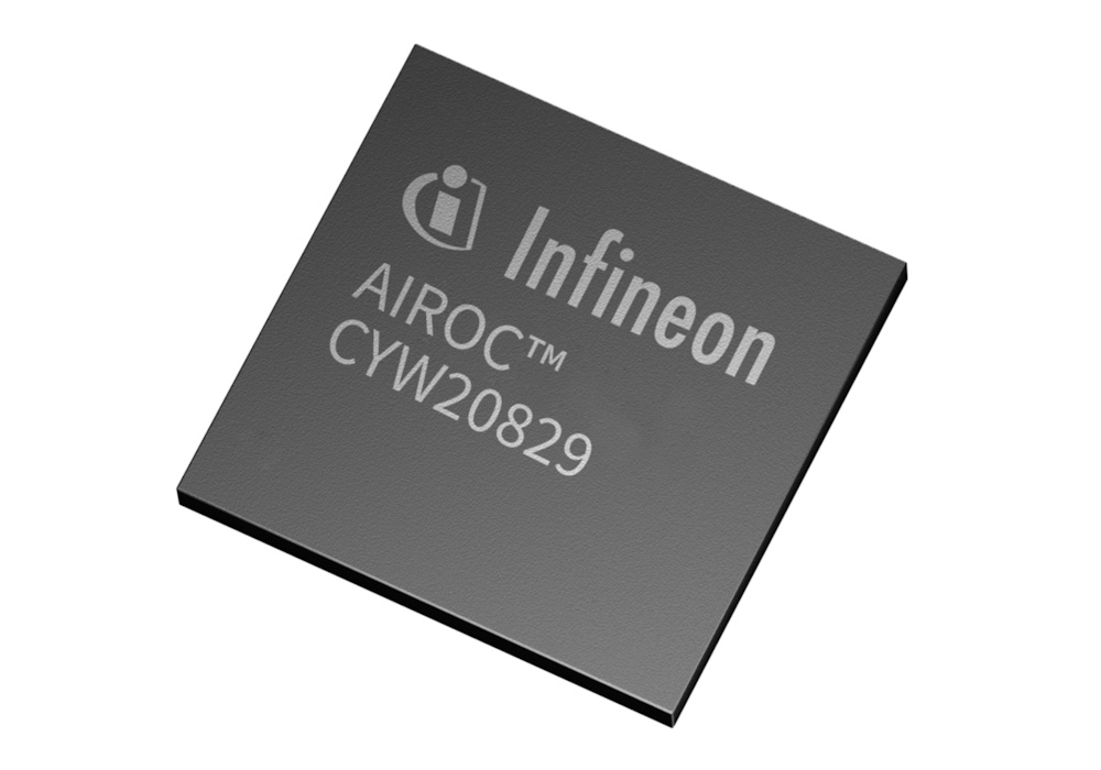 Infineon AIROC CYW20829 Bluetooth LE SoC listo con la última especificación Bluetooth 5.4