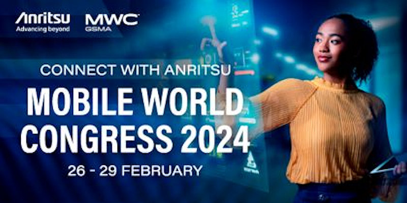 Anritsu mostrará un futuro más allá del 5G y el 6G en el MWC 2024