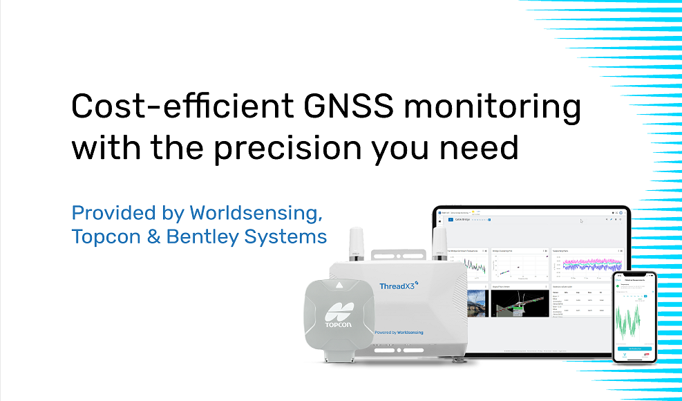 Topcon se asocia con Bentley Systems y Worldsensing para integrar tecnología GNSS en sus soluciones de software líderes en el sector