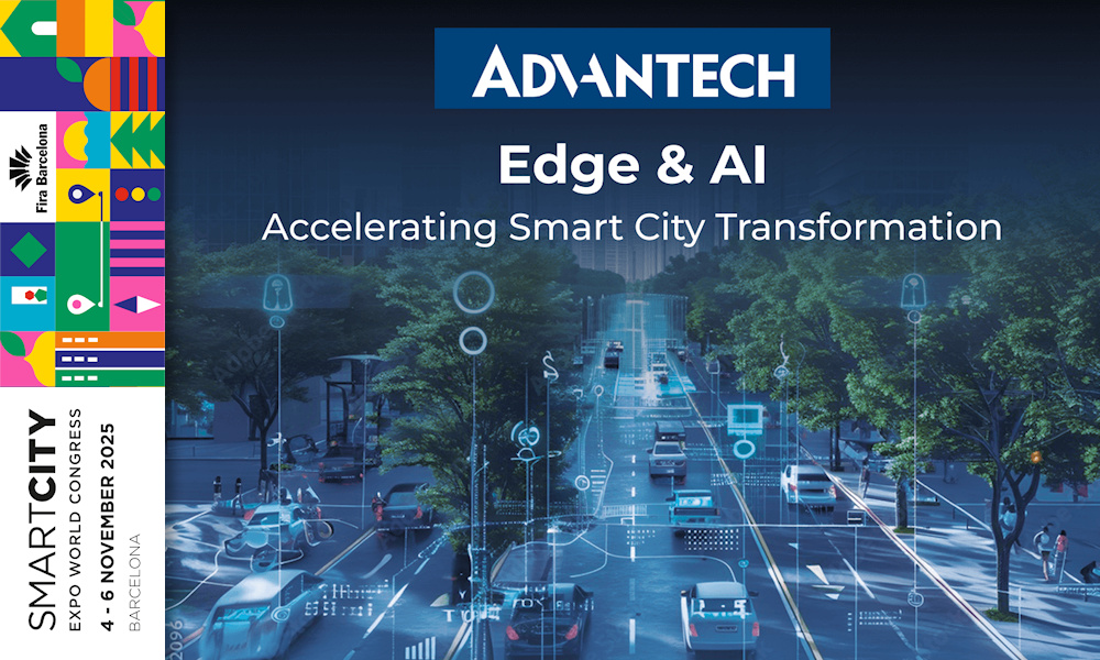 Advantech muestra en Barcelona sus últimas innovaciones en Edge Computing e IA para ciudades inteligentes