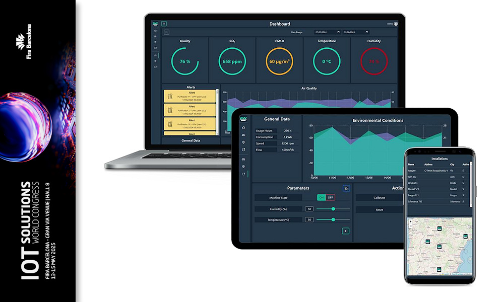 AWAYTER presenta su plataforma IoT industrial personalizada en el IoT Solutions World Congress de Barcelona