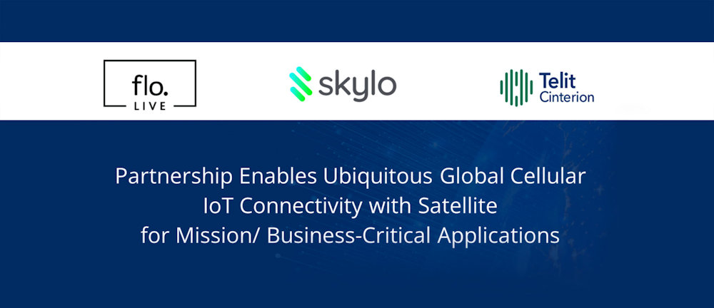 La asociación de Telit Cinterion con floLIVE y Skylo permite la conectividad IoT celular global ubicua con satélite