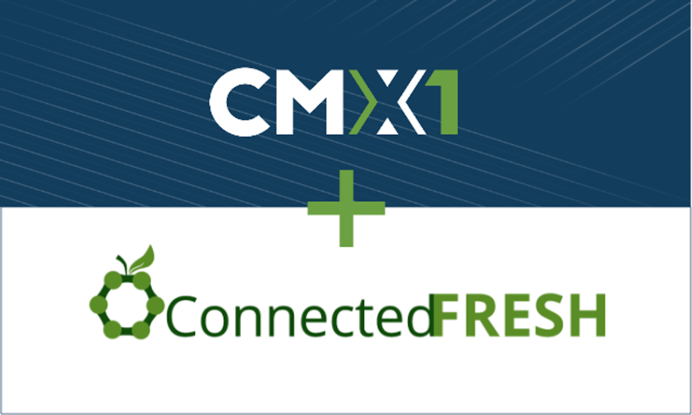 CMX1 refuerza su solución de seguridad alimentaria y garantía de calidad con la colaboración de ConnectedFresh