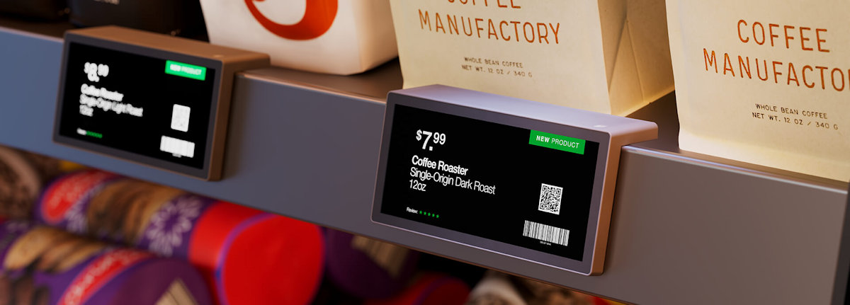 Ambient redefine la experiencia de compra en tienda con etiquetas electrónicas sin pilas para estanterías