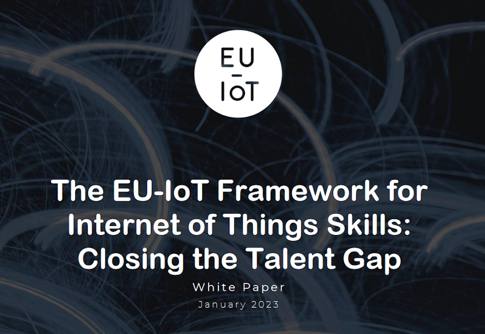 EU-IoT publica el Libro Blanco sobre competencias en IoT: Cerrando la brecha de talento