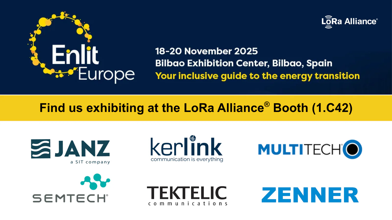 LoRa Alliance refuerza su presencia en Enlit Europe 2025 con más de 30 miembros exhibiendo tecnologías LoRaWAN