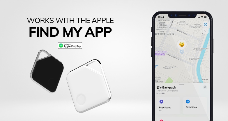 Minew F6 Smart Finder funciona con el Apple Find My