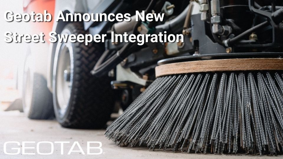 Geotab presenta una integración telemática para flotas de barredoras urbanas