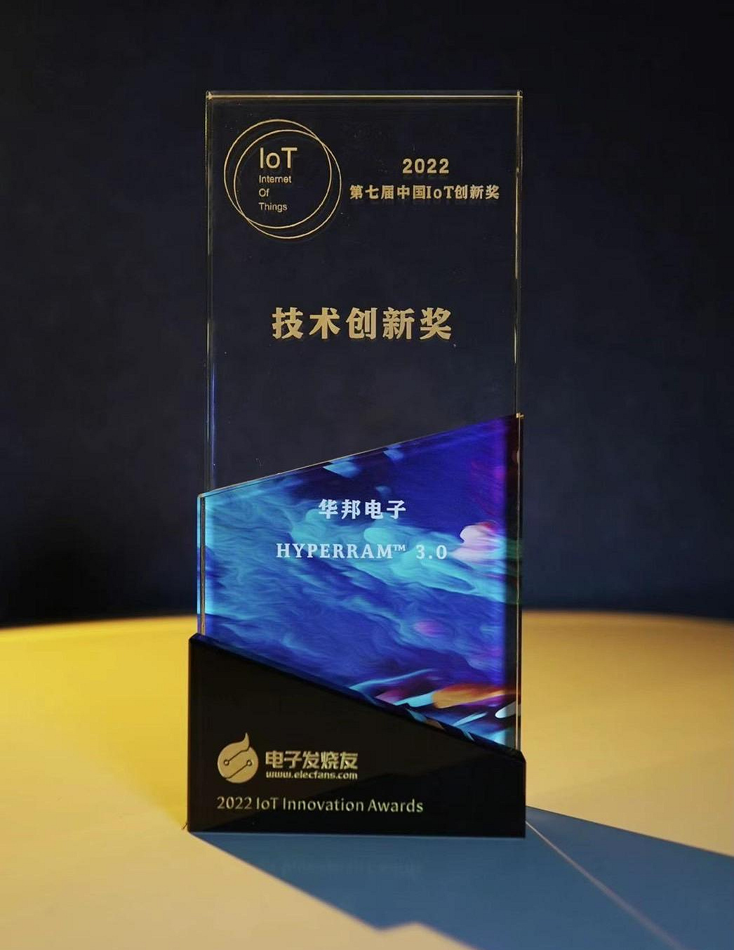 Winbond HYPERRAM 3.0 gana la séptima edición de los premios China IoT Innovation Awards 2022