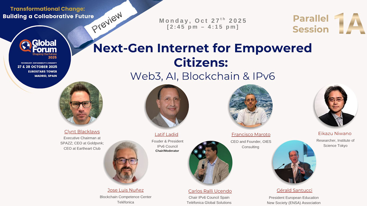 Madrid será sede del Global Forum 2025, centrado en innovación, sostenibilidad y la Internet de Próxima Generación Madrid será sede del Global Forum 2025, centrado en innovación, sostenibilidad y la Internet de Próxima Generación