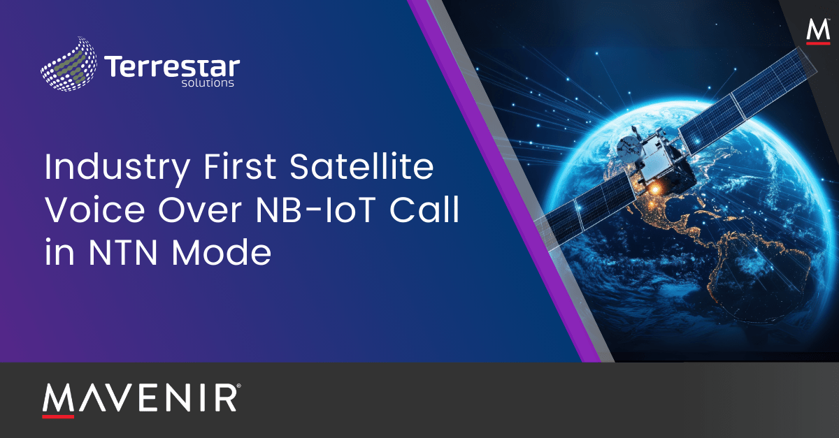 Mavenir y Terrestar Solutions logran una innovadora integración de NB-IoT en redes satelitales que abre nuevos caminos