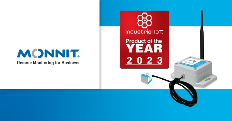 Monnit recibe el premio 2023 IoT Evolution Industrial IoT Product of the Year por su Medidor Avanzado de Vibración ALTA