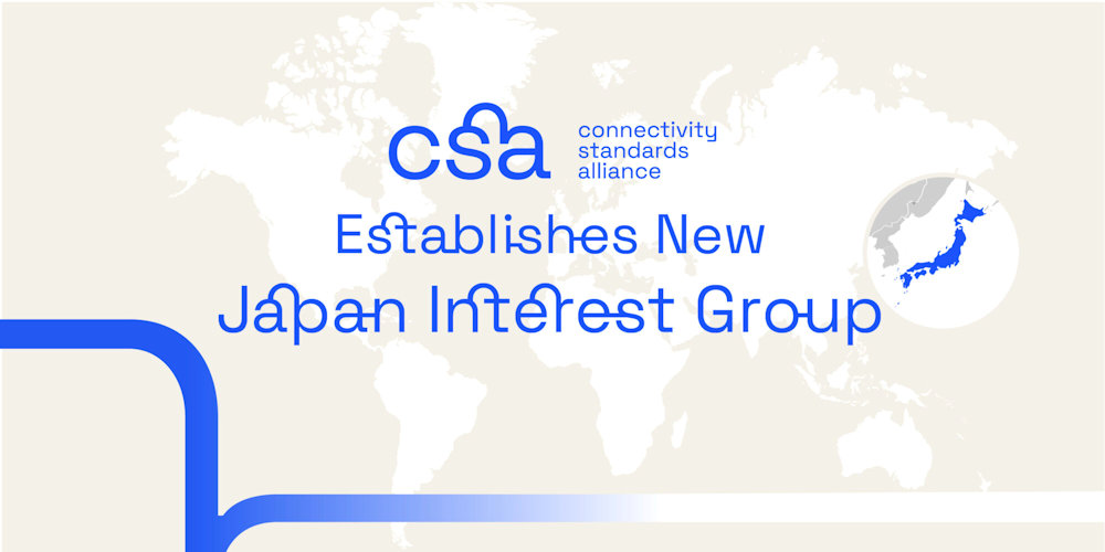 La Connectivity Standards Alliance crea un nuevo grupo de interés en Japón para fomentar la interoperabilidad IoT