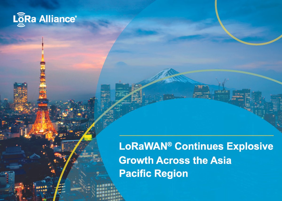 LoRaWAN continúa su crecimiento espectacular en la región Asia-Pacífico. Se anuncian millones de despliegues de dispositivos en 2023