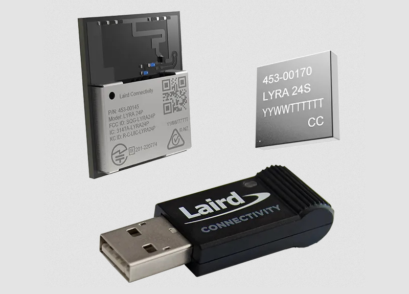 Laird Connectivity amplía su asociación con Silicon Labs y anuncia la serie Lyra 24 de módulos Bluetooth LE, adaptadores USB y kits de desarrollo