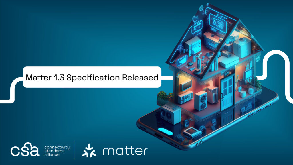 Nueva especificación Matter 1.3: informes energéticos para dispositivos, compatibilidad con gestión de agua, carga de vehículos eléctricos y electrodomésticos