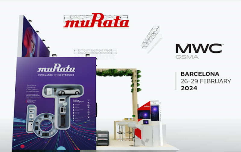 Murata presentará sus tecnologías de próxima generación para la conectividad y la industria en la MWC 2024