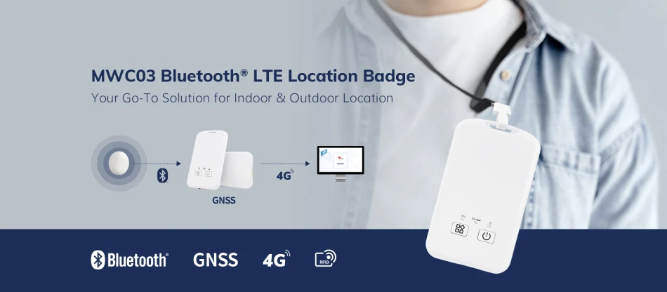 Minew lanza el innovador MWC03 Bluetooth LTE Location Badge para seguimiento preciso en interiores y exteriores