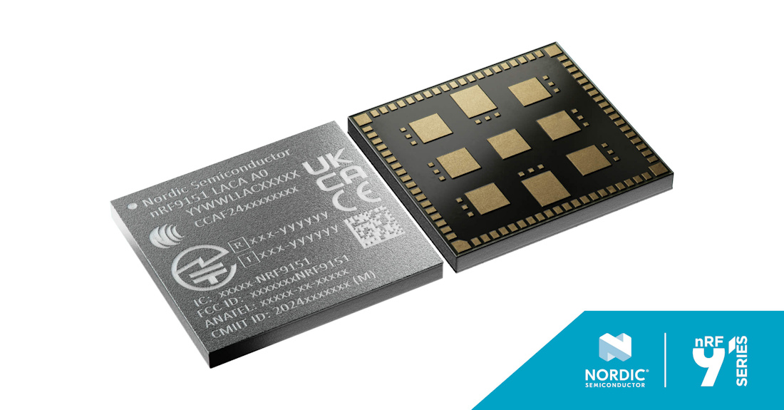 Nordic Semiconductor obtiene validación para su módulo IoT celular nRF9151 en la red LTE-M de NTT DOCOMO