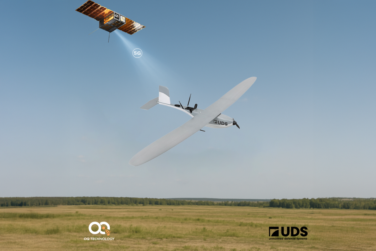 OQ Technology y UDS llevarán la conectividad 5G satelital a drones de defensa