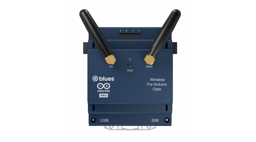 Blues y Arduino se asocian para impulsar la conectividad de Arduino Opta con el lanzamiento del asequible módulo de expansión 'Wireless for Opta'
