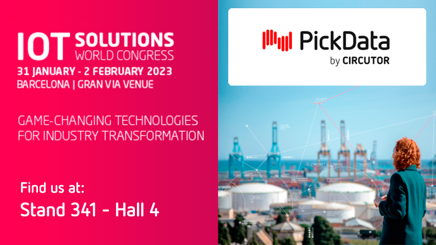 PickData estará presente en el IoT Solutions World Congress 2023