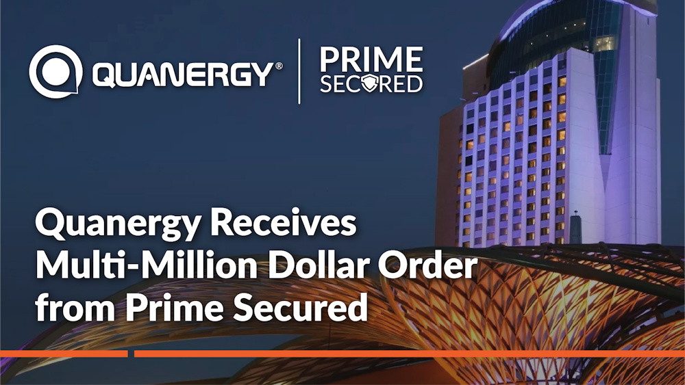 Quanergy recibe un pedido multimillonario de Prime Secured