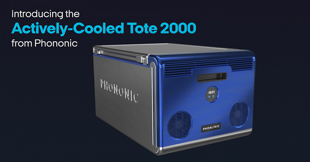 Phononic presenta la nueva generación de soluciones de cadena de frío Tote 2000 con refrigeración activa