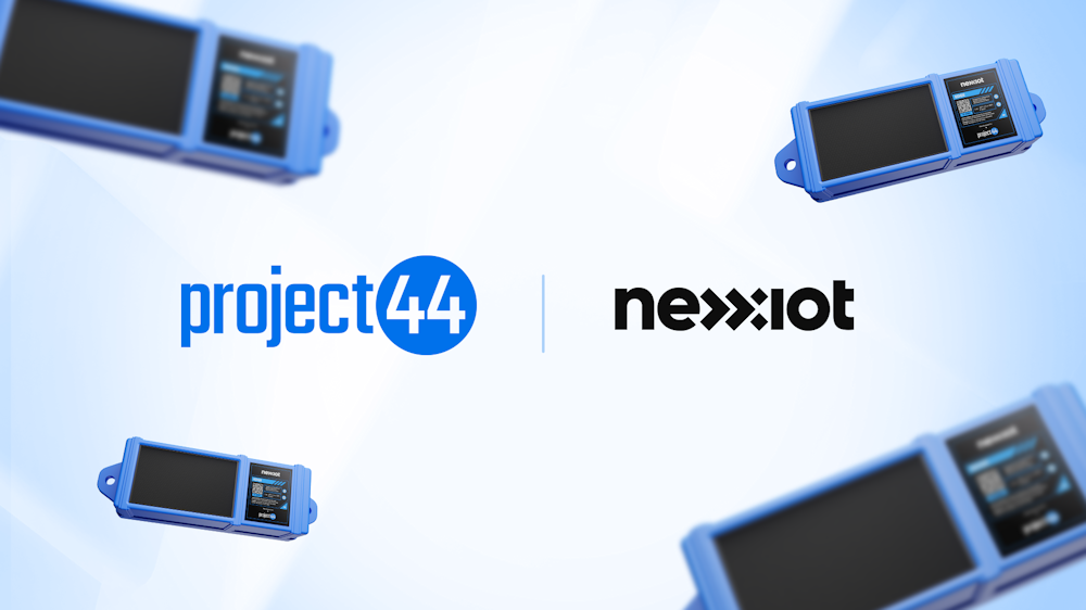 project44 y Nexxiot unen sus fuerzas para digitalizar la ejecución de la cadena de suministro a través de sensores y análisis de red