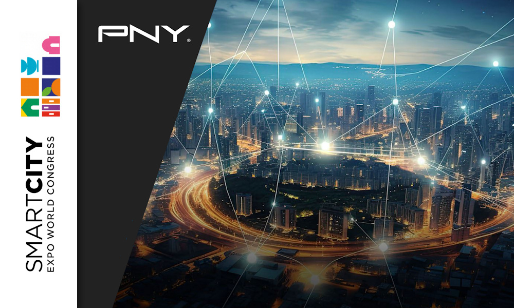 PNY Technologies presenta sus soluciones de IA para ciudades inteligentes en el SCEWC 2024