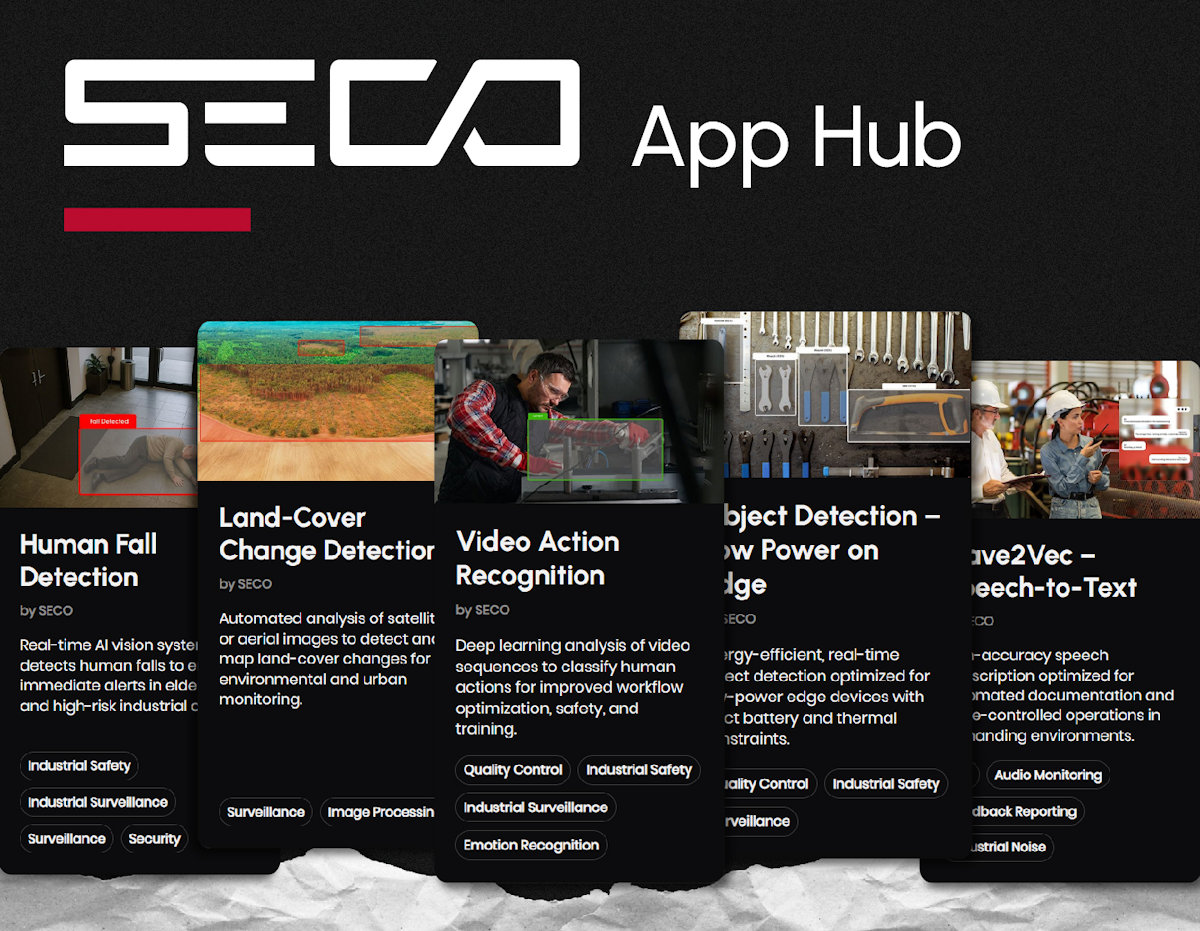SECO impulsa el Edge AI con nuevas aplicaciones para visión, seguridad y análisis geoespacial