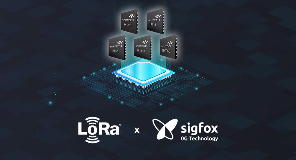 Semtech habilita la tecnología Sigfox 0G en el chipset SX126X LoRa