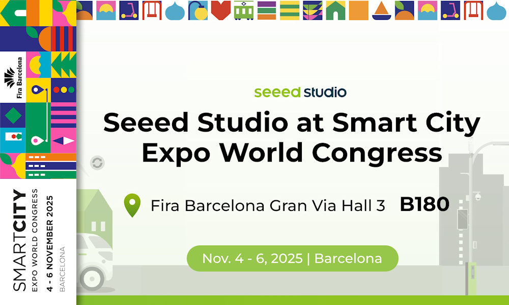 Seeed Studio presenta en el SCEWC sus soluciones Edge AIoT para ciudades más inteligentes