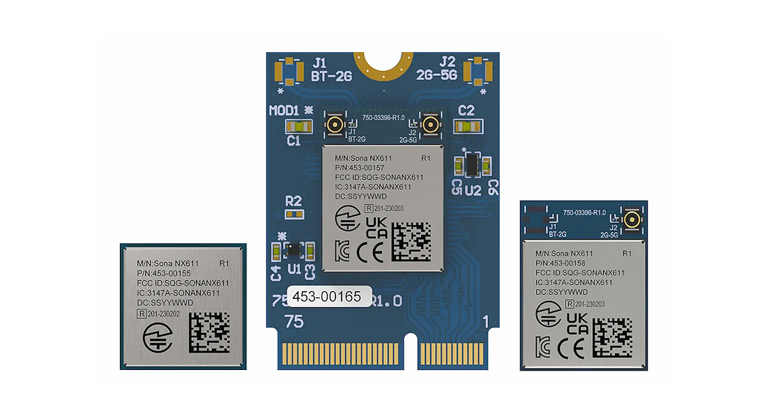 Ezurio lanza el Sona NX611: un innovador módulo Wi-Fi 6 para aplicaciones IoT industriales de alto rendimiento