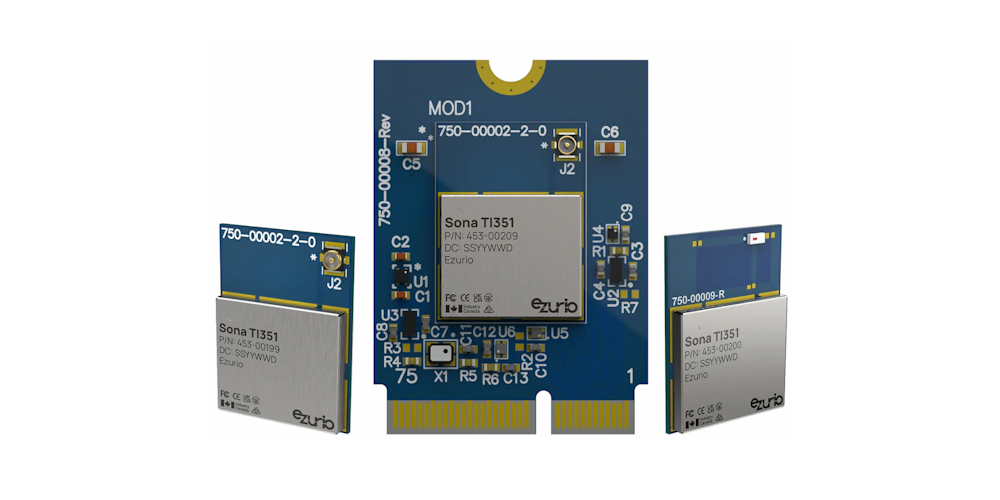 Ezurio lanza el módulo Wi-Fi 6 Sona TI351, la última innovación en conectividad IoT para aplicaciones industriales y médicas