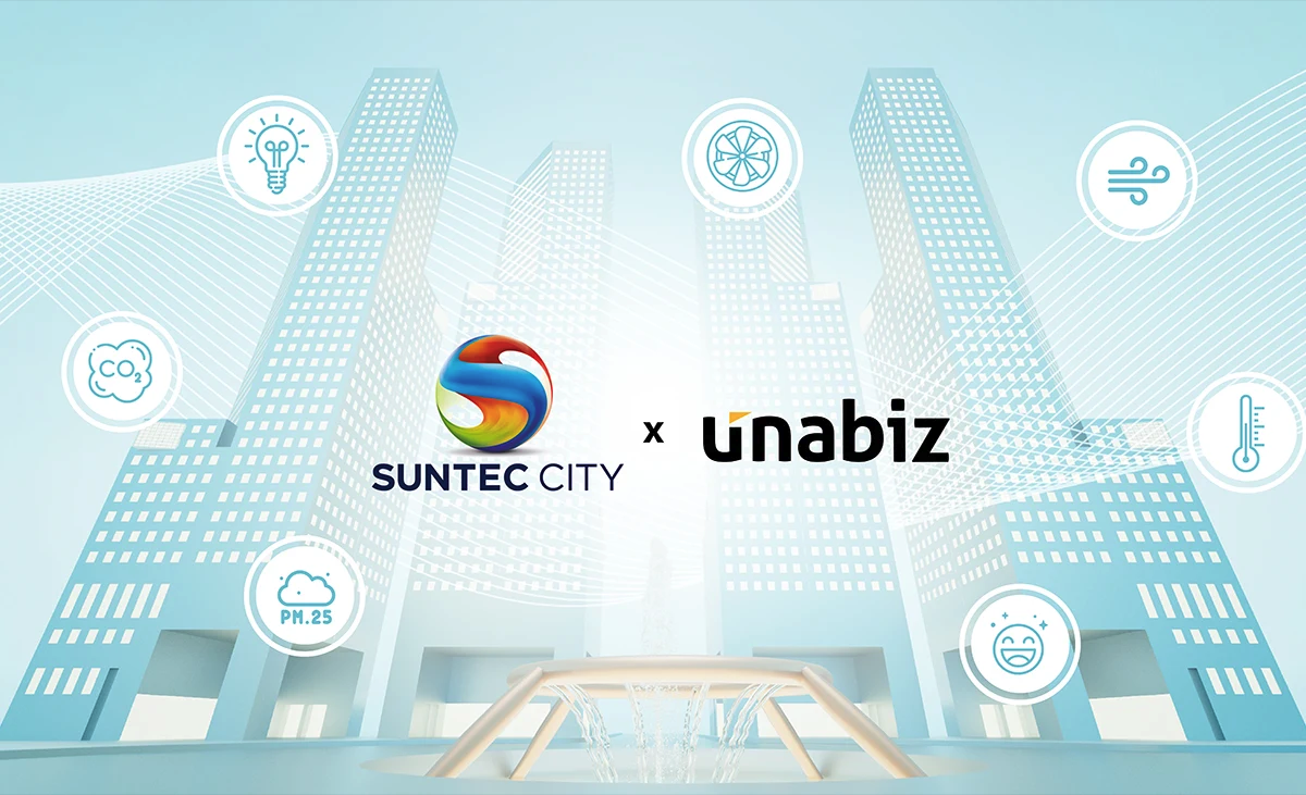 Las torres de oficinas de Suntec City eligen a UnaBiz para mejorar la calidad del aire interior y el confort de los inquilinos