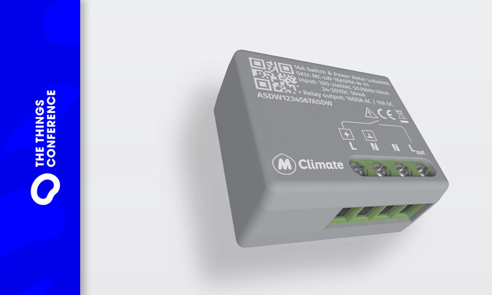 MClimate lanza un interruptor inteligente LoRaWAN de 16A para optimizar el consumo energético en edificios