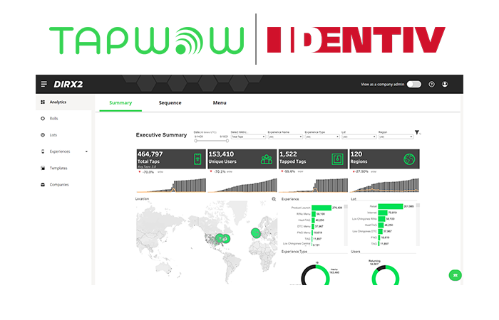Tapwow anuncia una asociación estratégica con Identiv para ofrecer soluciones de embalaje inteligente e IoT