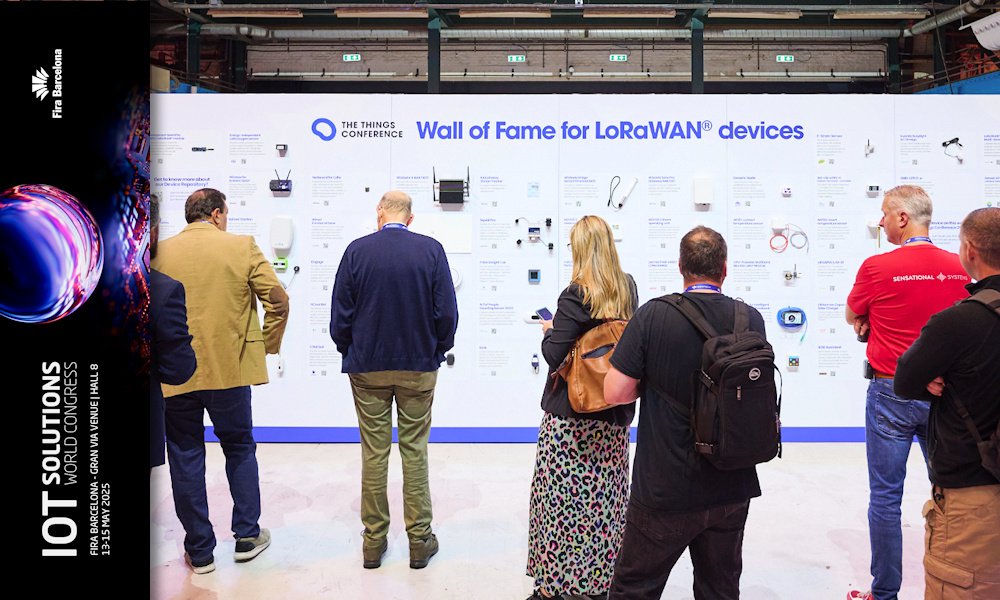 The Things Industries despliega su ecosistema LoRaWAN en IOT Solutions World Congress 2025