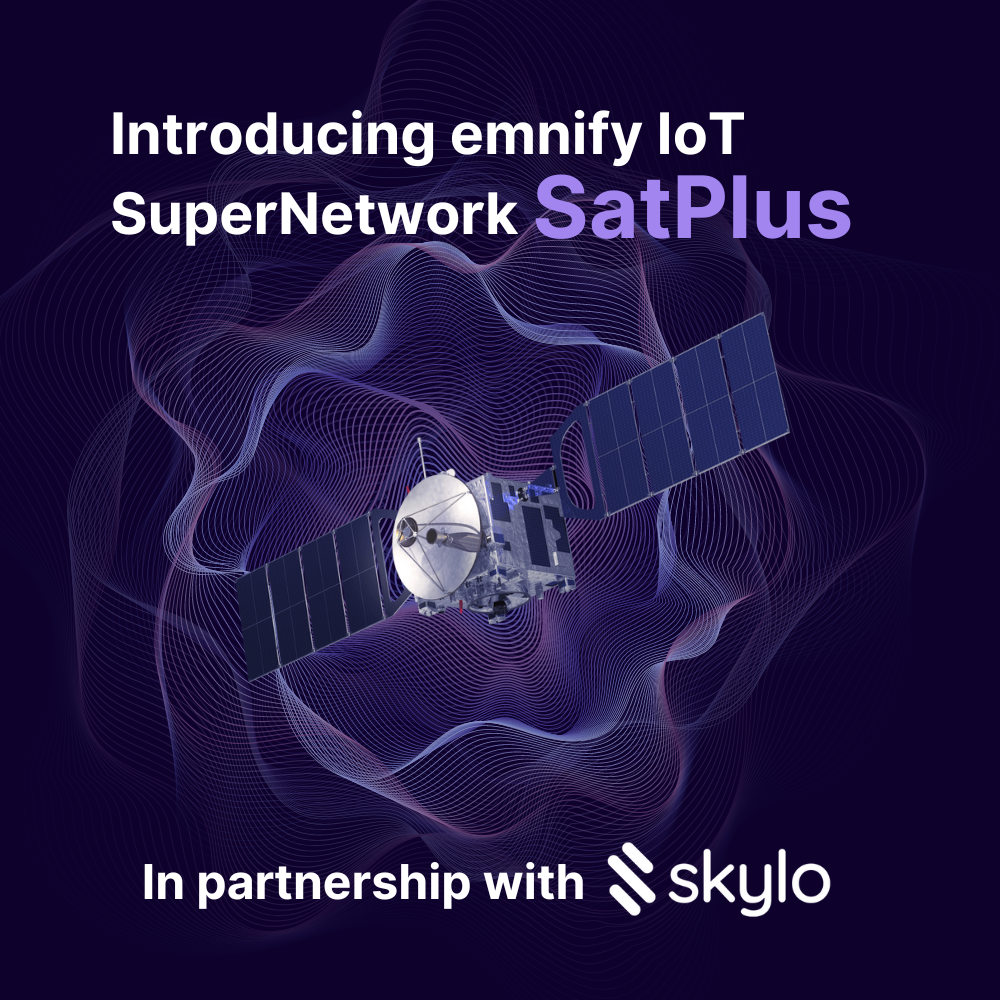 emnify anuncia IoT SuperNetwork SatPlus, la primera conectividad IoT celular y por satélite convergente del sector en Norteamérica y Europa